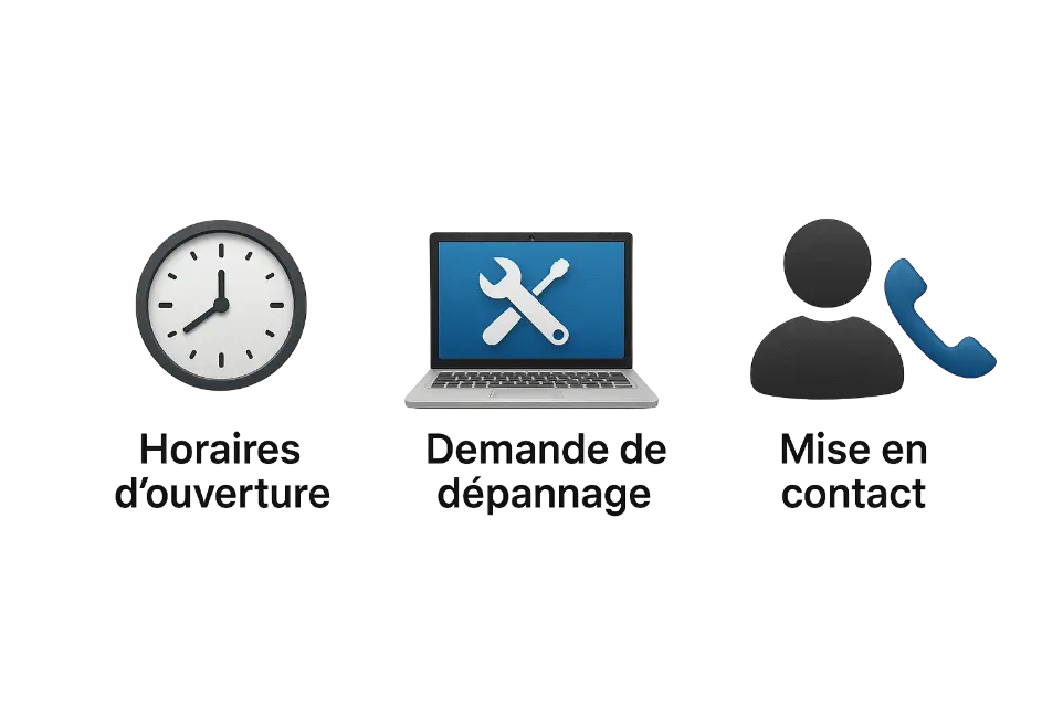 Horaire - demande - contact